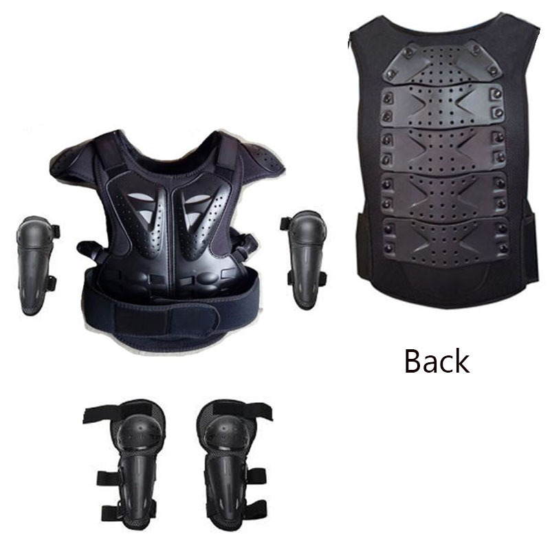 Motorcycle Gear Vest - เสื้อเกราะป้องกันสำหรับเด็ก CE Motorcycle ป้องกันทั้งตัว อุปกรณ์ป้องกันหน้าอก กระดูกสันหลัง