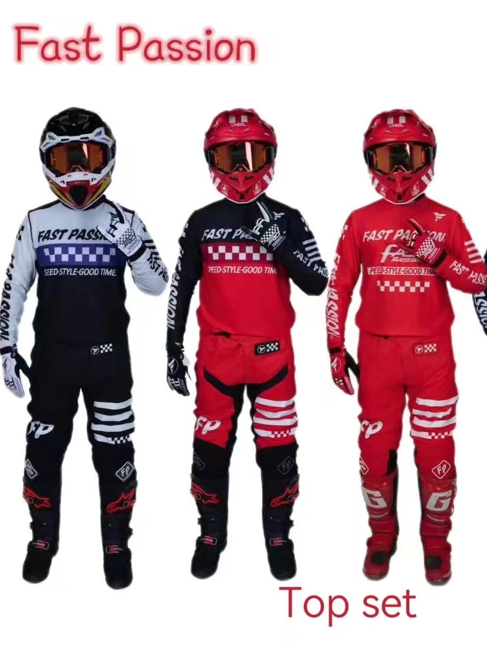 Motorcycle Gear Sleeve - ชุดอุปกรณ์มอเตอร์ครอส Fastpassion สำหรับ Fox ปี 2025