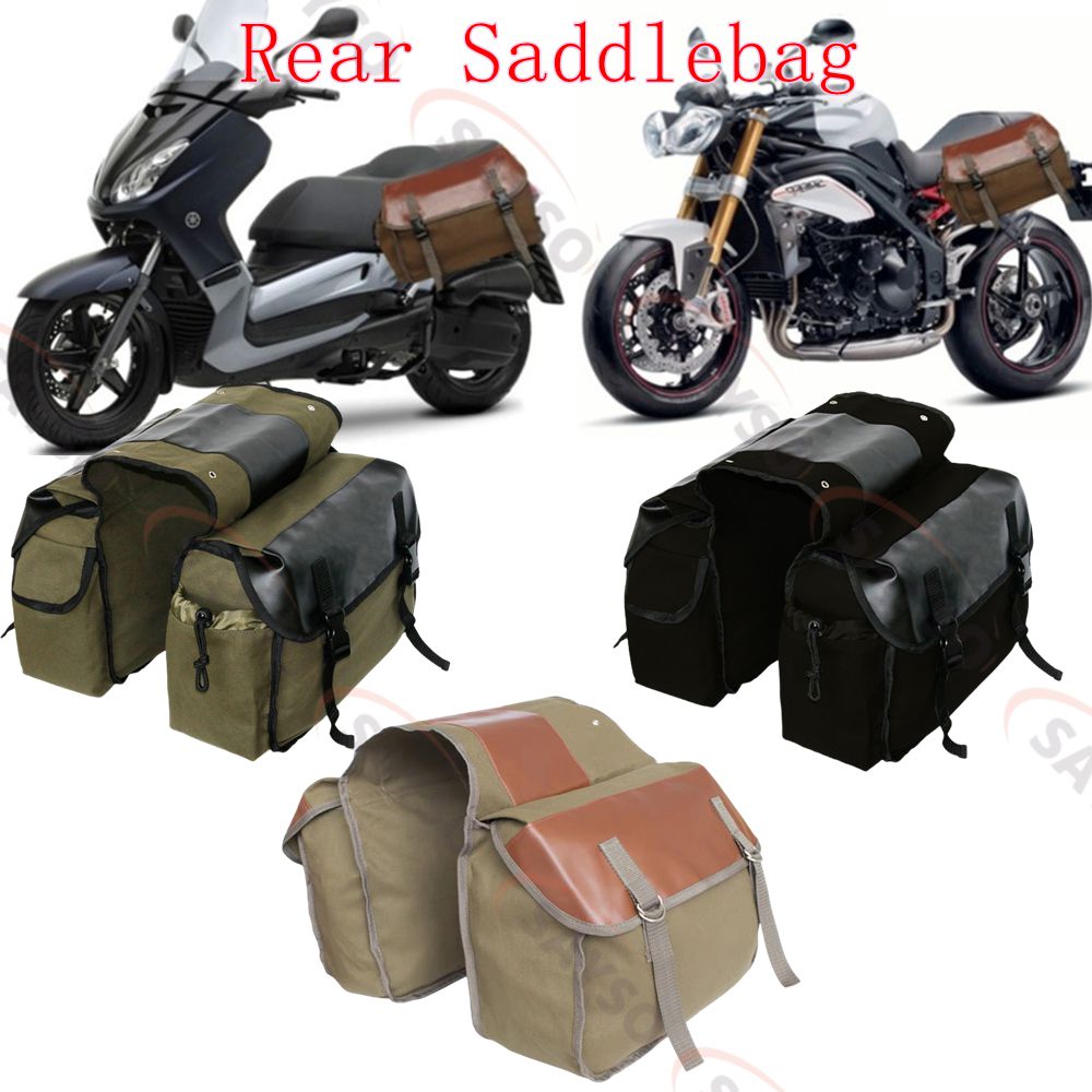 Motorcycle Gear Warehouse - ผ้าใบหนังด้านหลังSaddlebagรถจักรยานยนต์ด้านข้างกระเป๋าเดินทางเครื่องมือเก็บกระเป๋าสําหรับSuzuki Boulevard M109R VZR 1800 M90