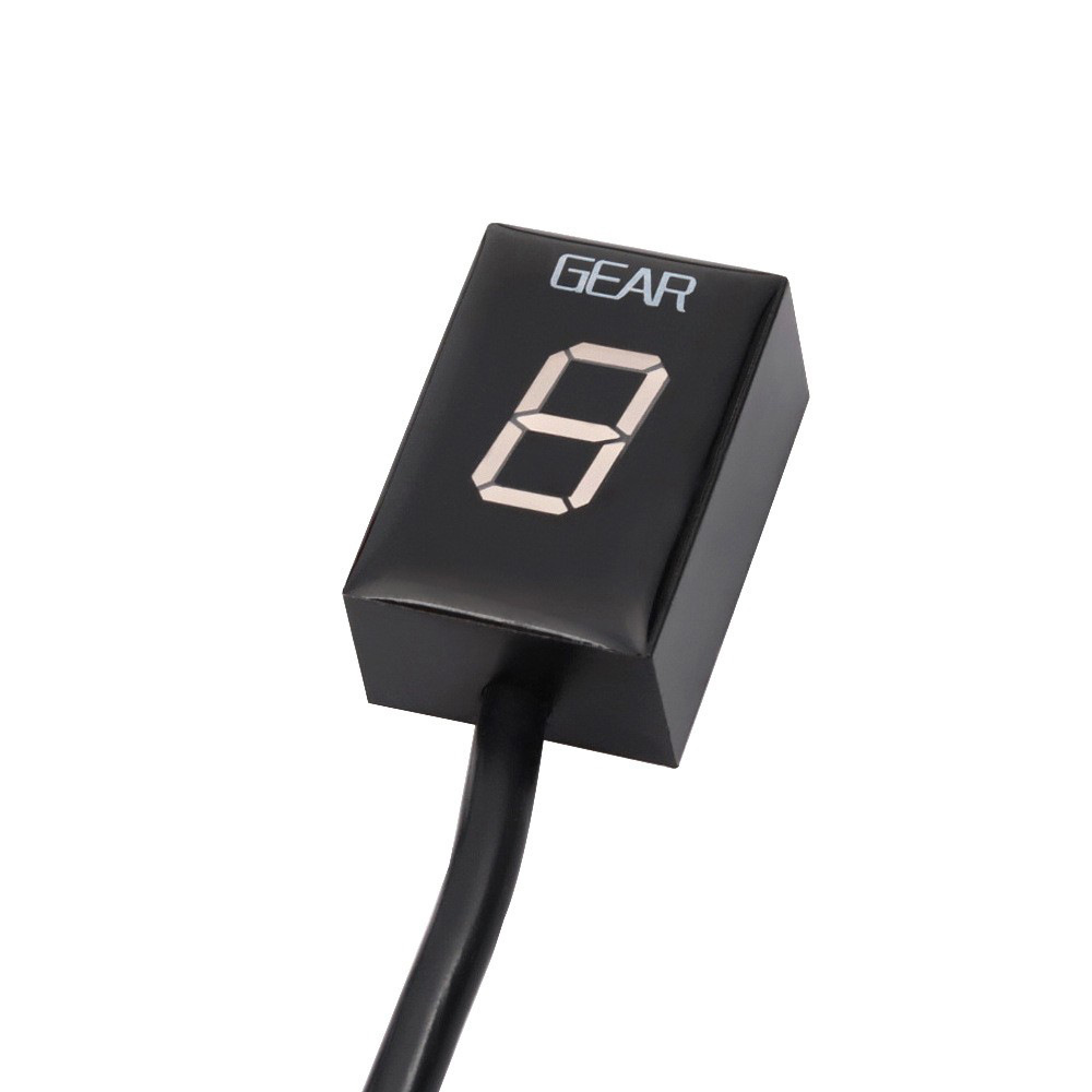 Motorcycle Gear Indicator Install - มาตรวัดเกียร์ LED ความแม่นยำสูงสำหรับรถจักรยานยนต์ซูซูกิ จอแสดงผลดิจิตอล มาตรวัดเปลี่ยนเกียร์ มาตรวัดความเร็วบนแผงหน้าปัด