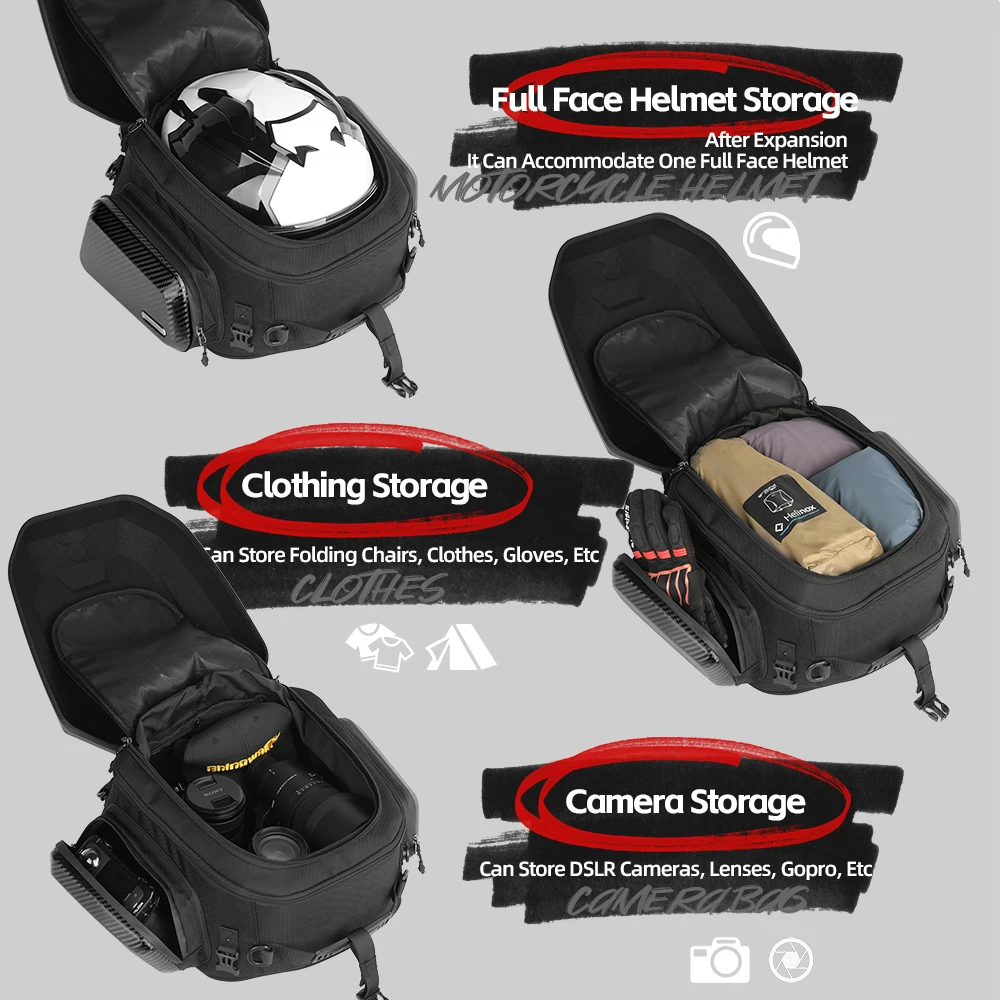 กระเป๋าท้ายมอเตอร์ไซค์ Rhinowa - Motorcycle Gear Warehouse บทวิจารณ์และราคา