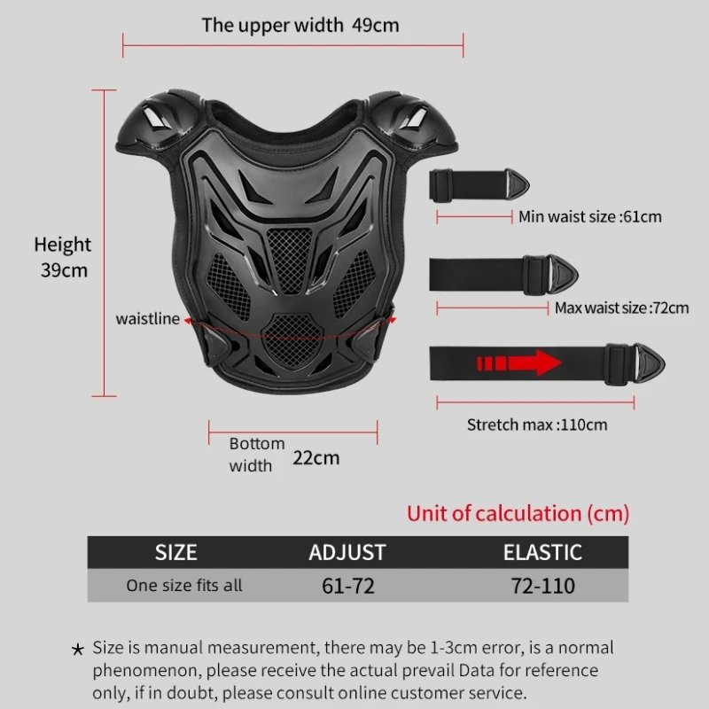 ชุดเกราะป้องกันสำหรับเด็กขี่มอ - Motorcycle Gear Vest บทวิจารณ์และราคา