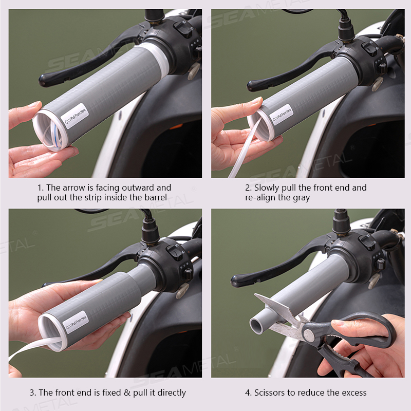 ปลอกแฮนด์มอเตอร์ไซค์ SEAMETAL  - Motorcycle Gear Sleeve บทวิจารณ์และราคา