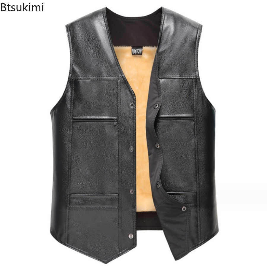 ฤดูใบไม้ร่วงฤดูหนาวใหม่หนังผู้ - Motorcycle Gear Vest บทวิจารณ์และราคา