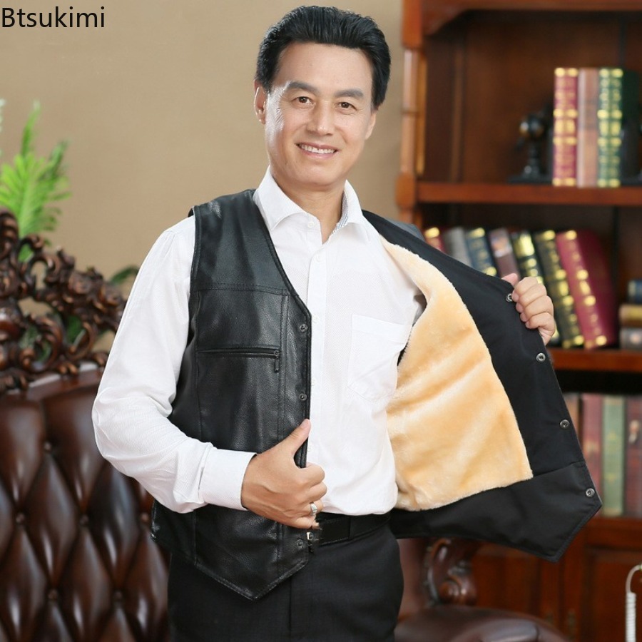 ฤดูใบไม้ร่วงฤดูหนาวใหม่หนังผู้ - Motorcycle Gear Vest บทวิจารณ์และราคา
