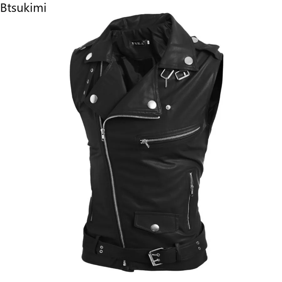 เสื้อกั๊กหนัง PU ลำลองสำหรับผู - Motorcycle Gear Vest บทวิจารณ์และราคา