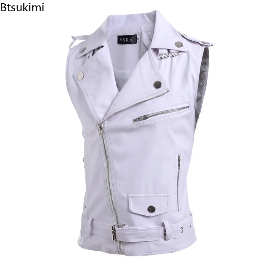 เสื้อกั๊กหนัง PU ลำลองสำหรับผู - Motorcycle Gear Vest บทวิจารณ์และราคา