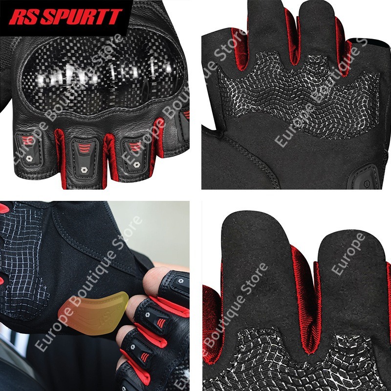 ถุงมือมอเตอร์ไซค์แบบเปิดนิ้วคร - Motorcycle Gear Sleeve บทวิจารณ์และราคา