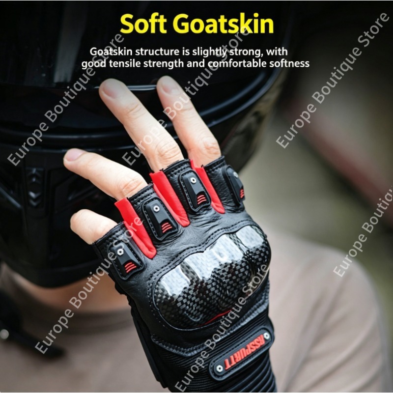 ถุงมือมอเตอร์ไซค์แบบเปิดนิ้วคร - Motorcycle Gear Sleeve บทวิจารณ์และราคา