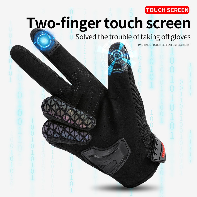 ถุงมือมอเตอร์ไซค์ฤดูร้อน VEMAR - Motorcycle Gear Sleeve บทวิจารณ์และราคา