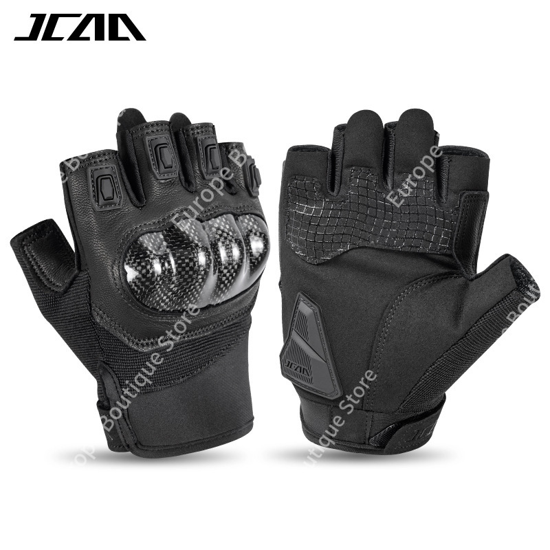 ถุงมือครึ่งนิ้วคาร์บอนไฟเบอร์ร - Motorcycle Gear Sleeve บทวิจารณ์และราคา