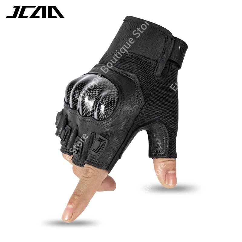 ถุงมือครึ่งนิ้วคาร์บอนไฟเบอร์ร - Motorcycle Gear Sleeve บทวิจารณ์และราคา