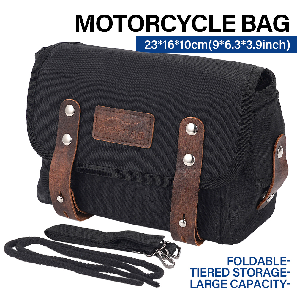 กระเป๋าข้างมอเตอร์ไซค์สีดำ กระ - Motorcycle Gear Warehouse บทวิจารณ์และราคา