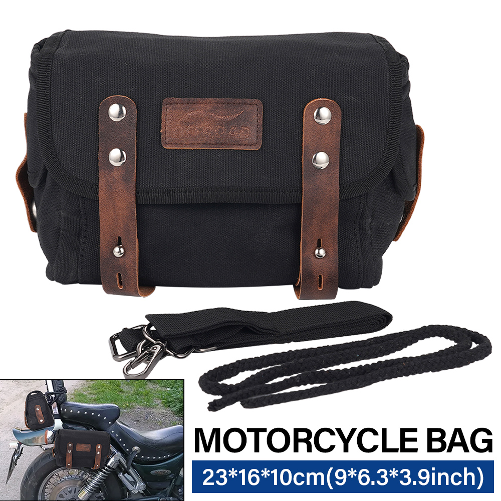 กระเป๋าข้างมอเตอร์ไซค์สีดำ กระ - Motorcycle Gear Warehouse บทวิจารณ์และราคา