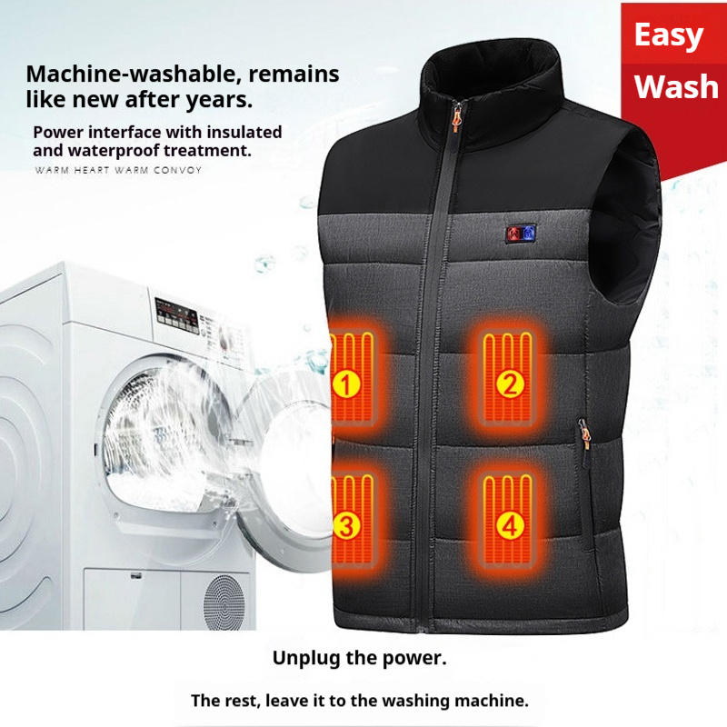 เสื้อกั๊กอุ่นไฟฟ้าแบบชาร์จได้ส - Motorcycle Gear Vest บทวิจารณ์และราคา
