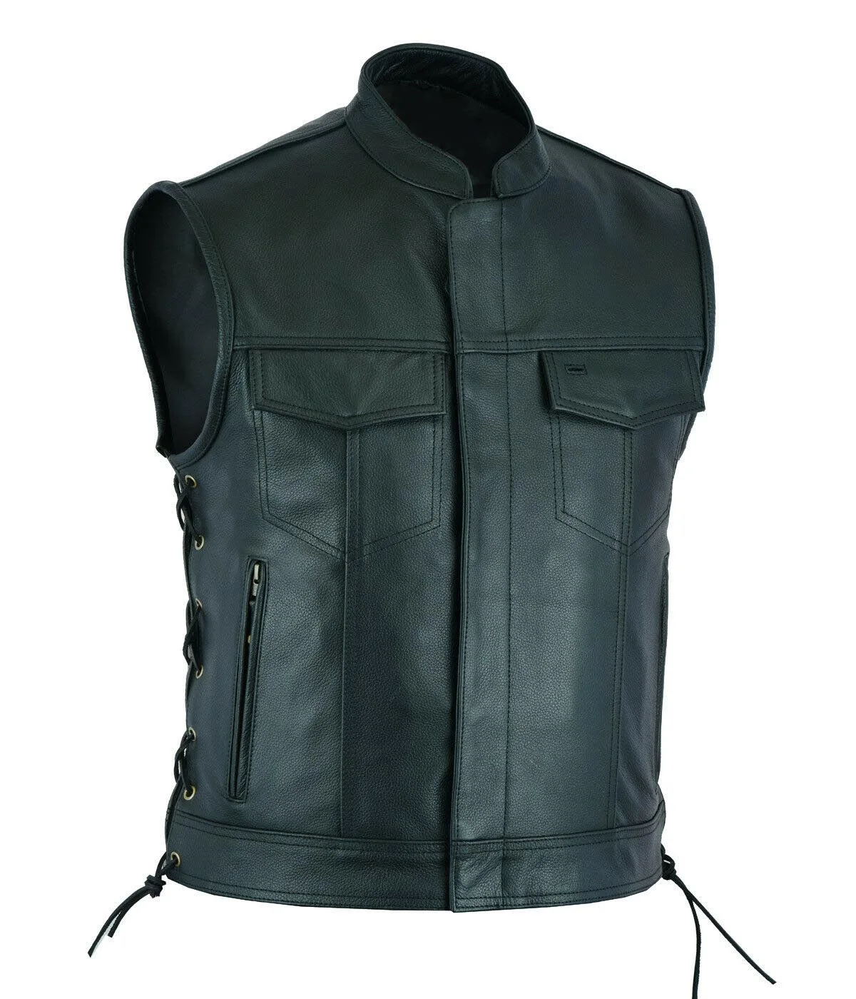 เสื้อกั๊กหนัง Punk แฟชั่น Casu - Motorcycle Gear Vest บทวิจารณ์และราคา